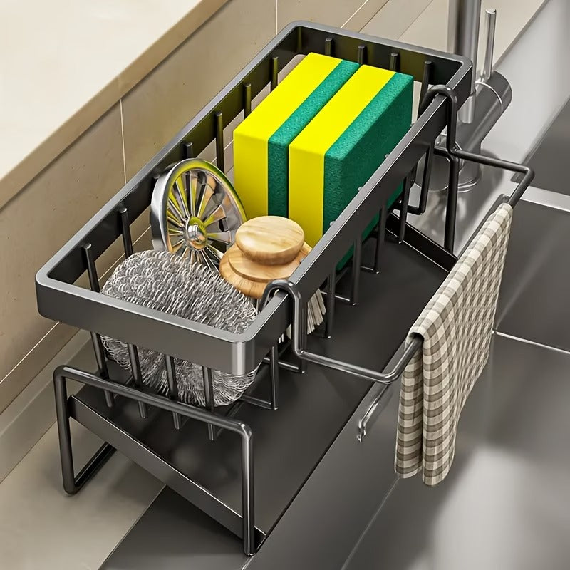 Stainless Steel Kitchen Sink Caddy Organizer