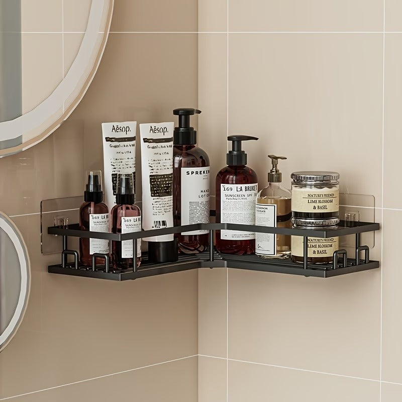 No-Drill Adhesive Corner Shower Caddy Set