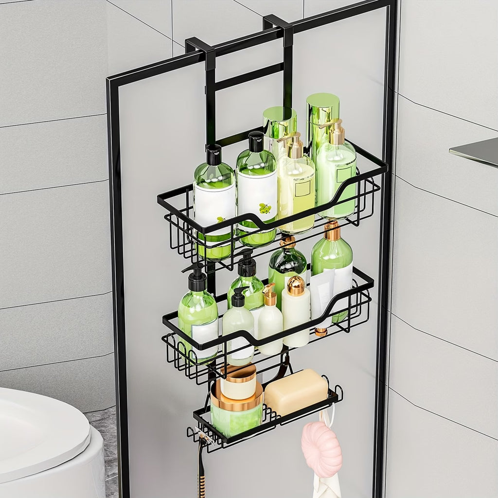 3-Tier Rustproof Over-the-Door Shower Caddy