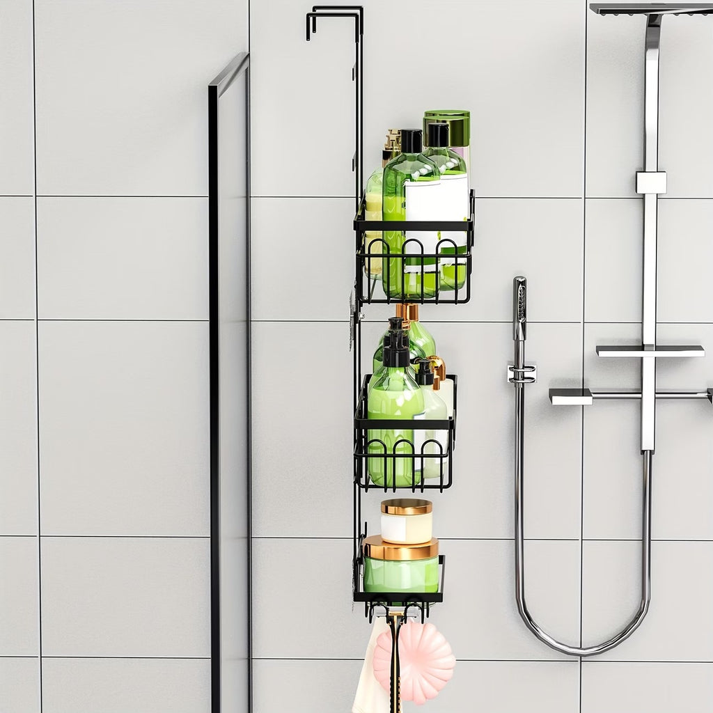 3-Tier Rustproof Over-the-Door Shower Caddy