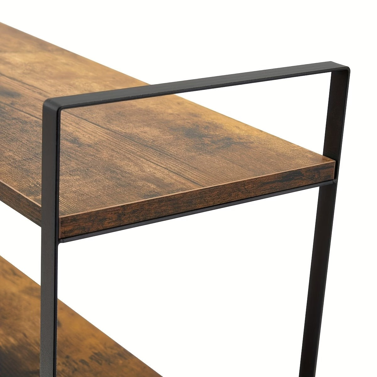 Two-Tier Multi-Purpose Desk and Storage Shelf